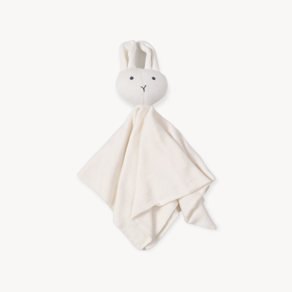 Bunny-Organic Baby Lovey Grey Heather
