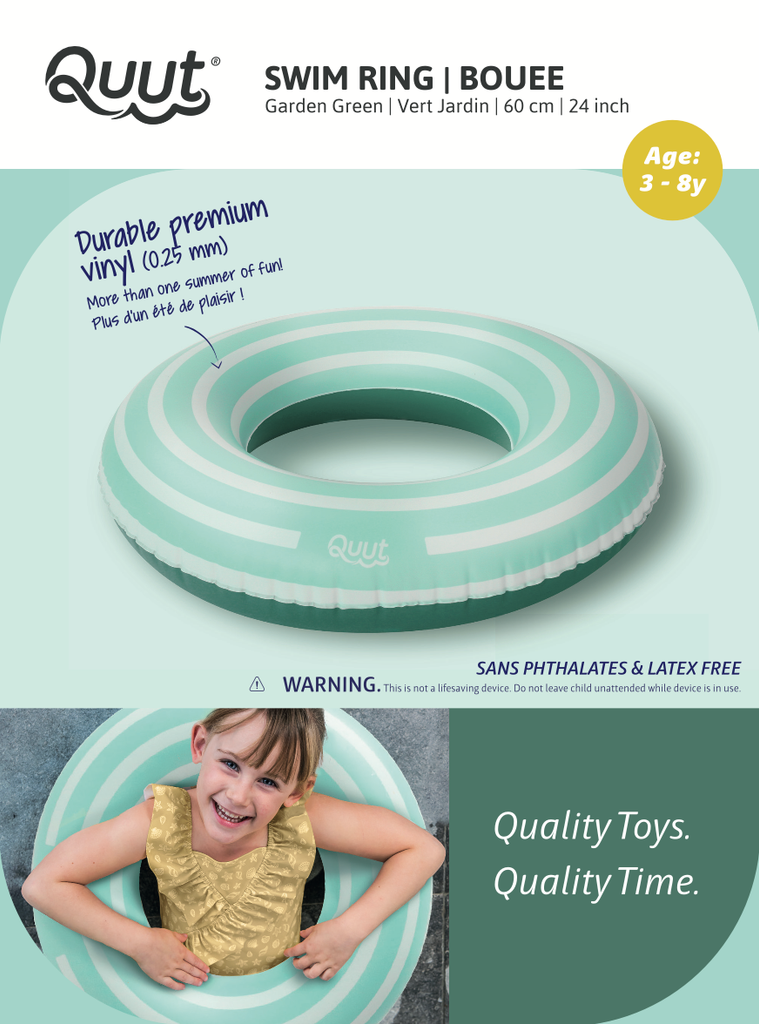 Quut Swim Rings Medium - Medium Size Swim Ring 24 inch