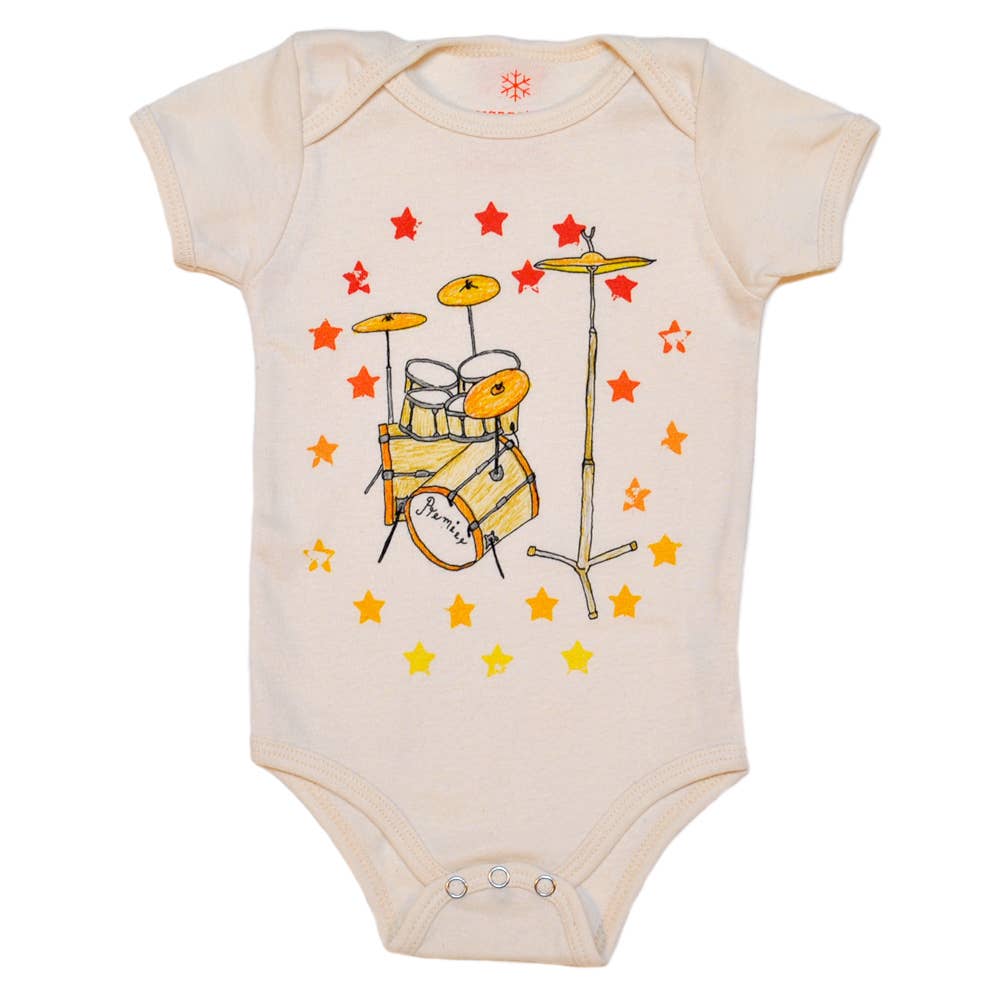 Drums- Baby Organic Onesie