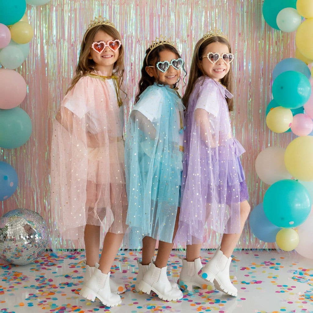 Lavender Star Cape - Kids Dress Up Cape