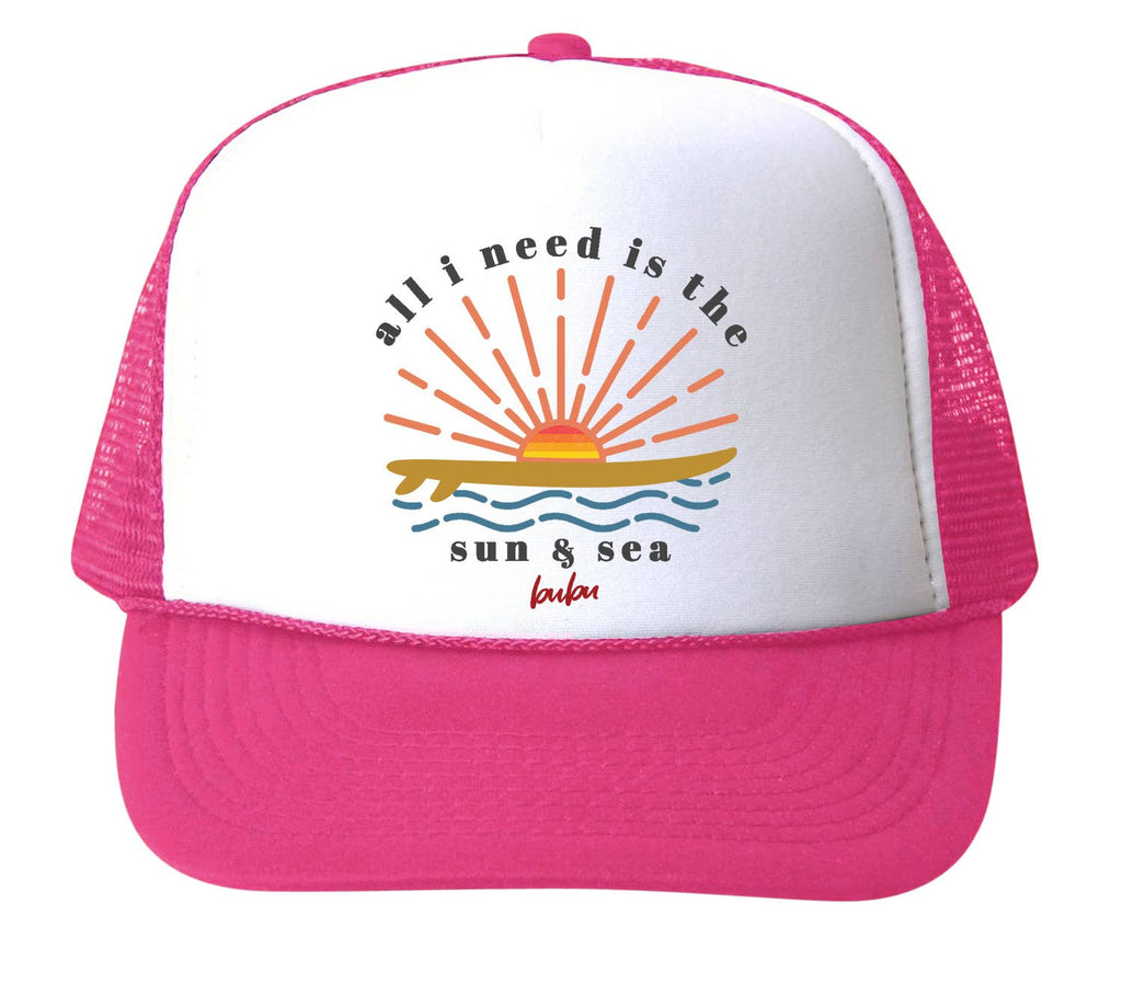 Sun & Sea Trucker Hat (multi color)