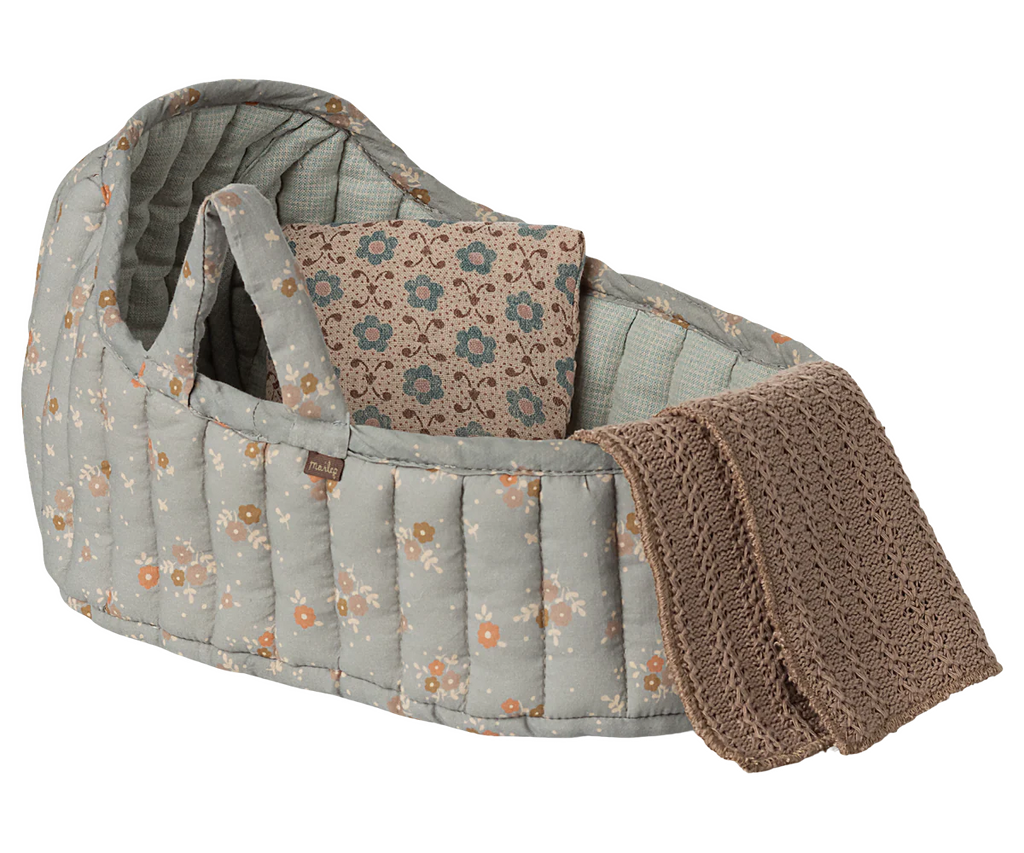 Large Blue Carry Cot