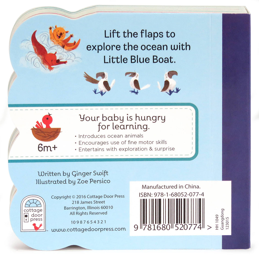 Little Blue Boat Ocean Lift A Flap