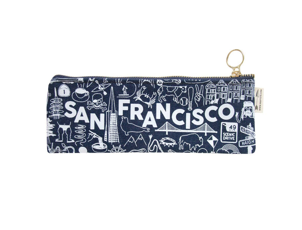 San Francisco Pencil Pouch: Natural
