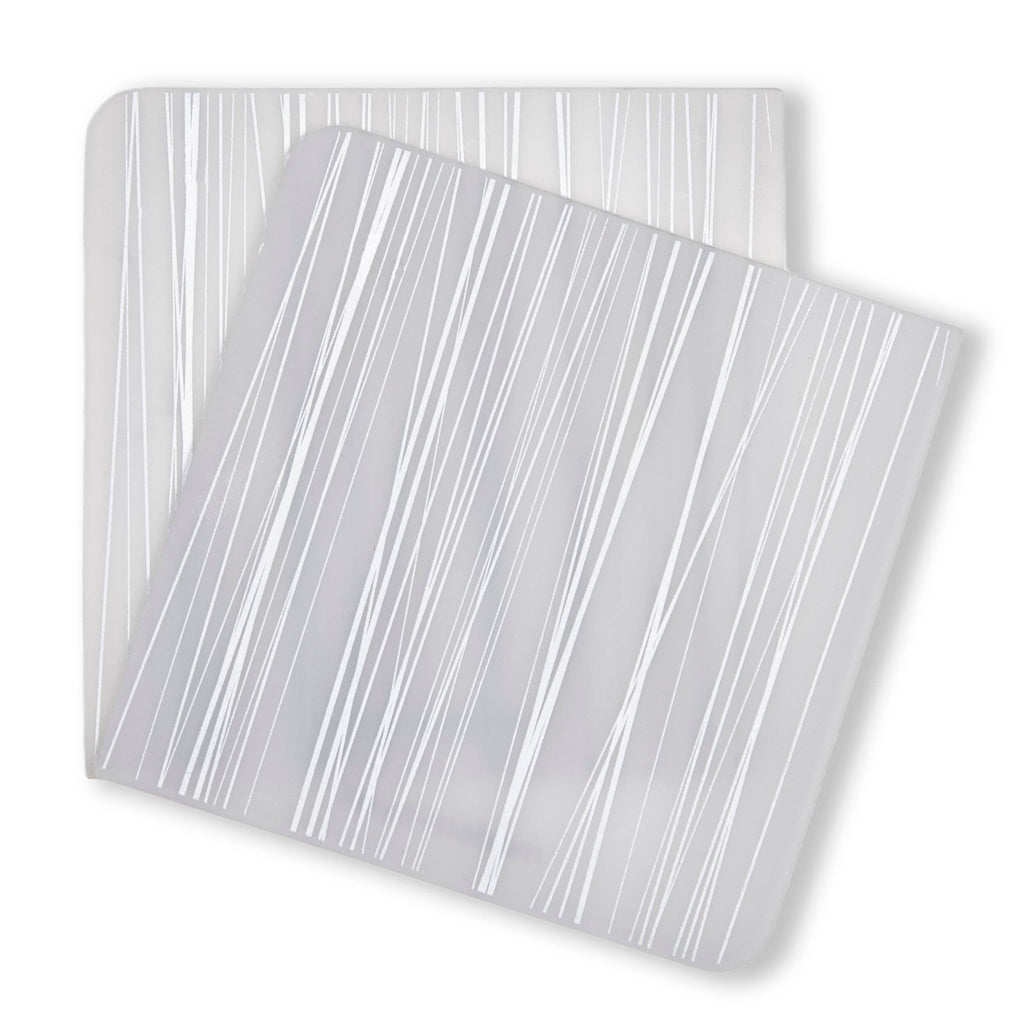 Coasters: Stream - Silver Set of 4