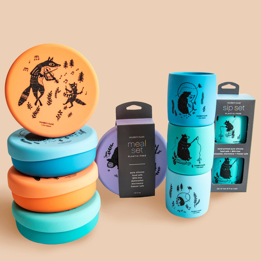Sip Set: Fox Family - Melon