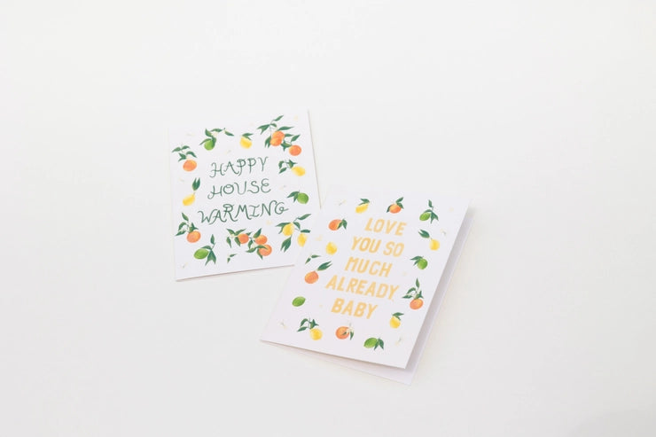 Citrus Happy Housewarming Card