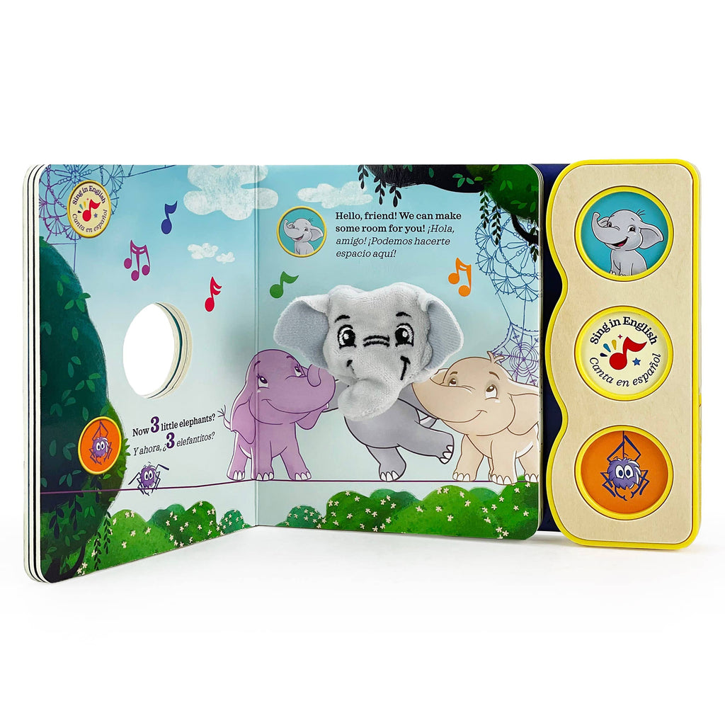 Canticos Little Elephants (Bilingual) Finger Puppet Sound