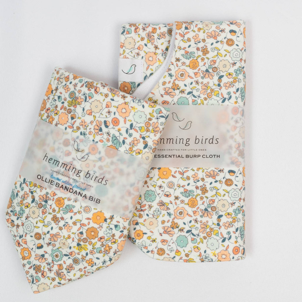 The Essential Burp Cloth - Ditsy Floral