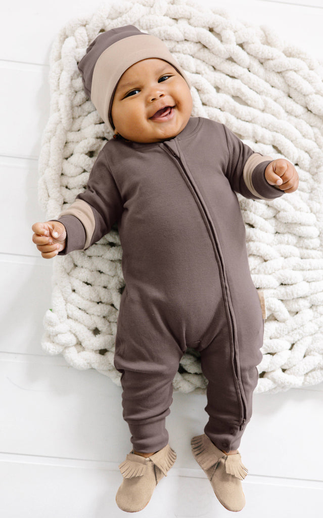 ALOHA: Organic Zipped Jumpsuit/Romper