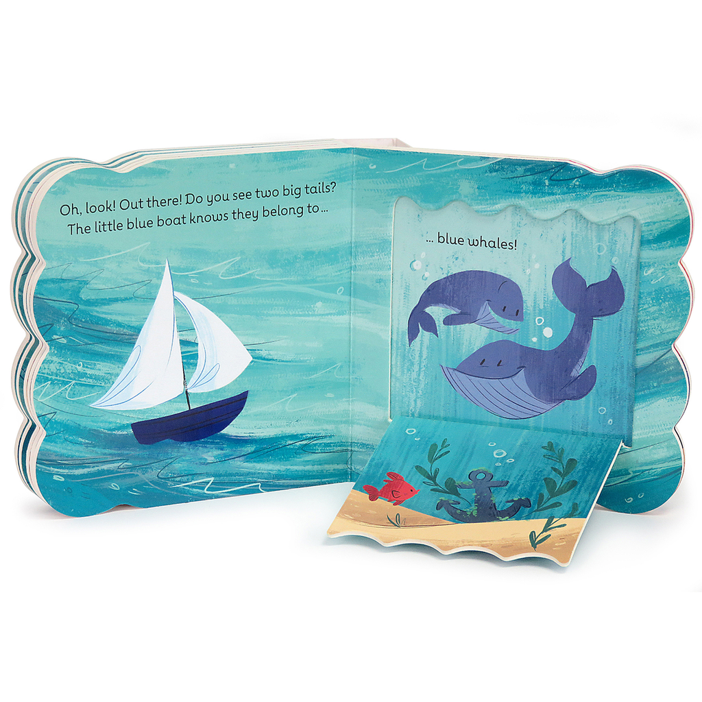 Little Blue Boat Ocean Lift A Flap