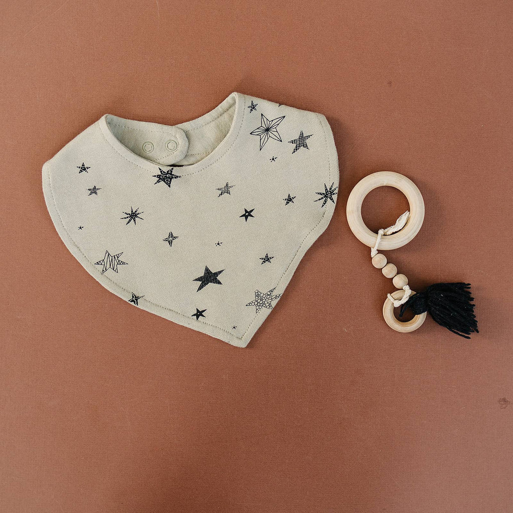 Organic Cotton Bib - Cosmic Stars