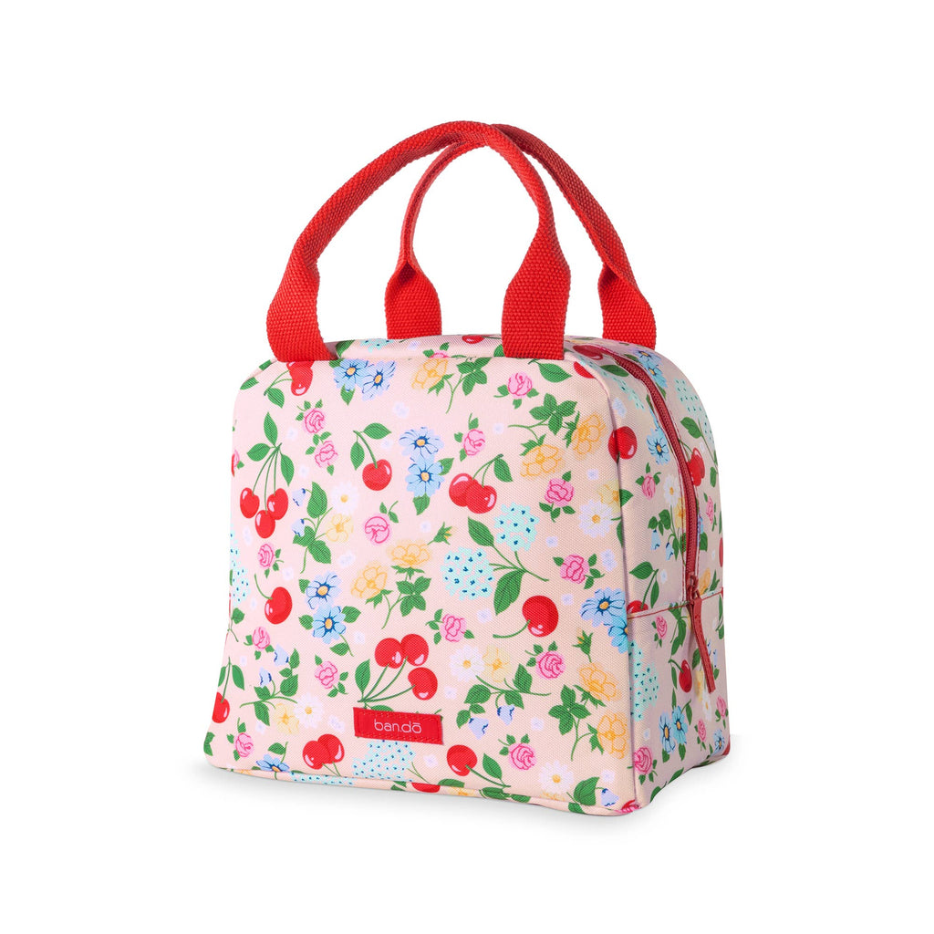 Lunch Tote, Flowers and Fruit