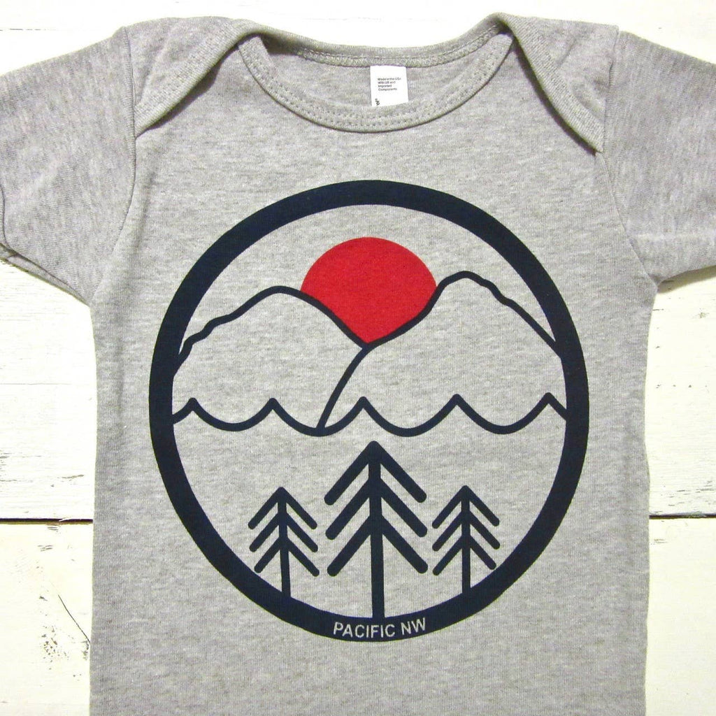 Pacific Northwest Baby Onesie