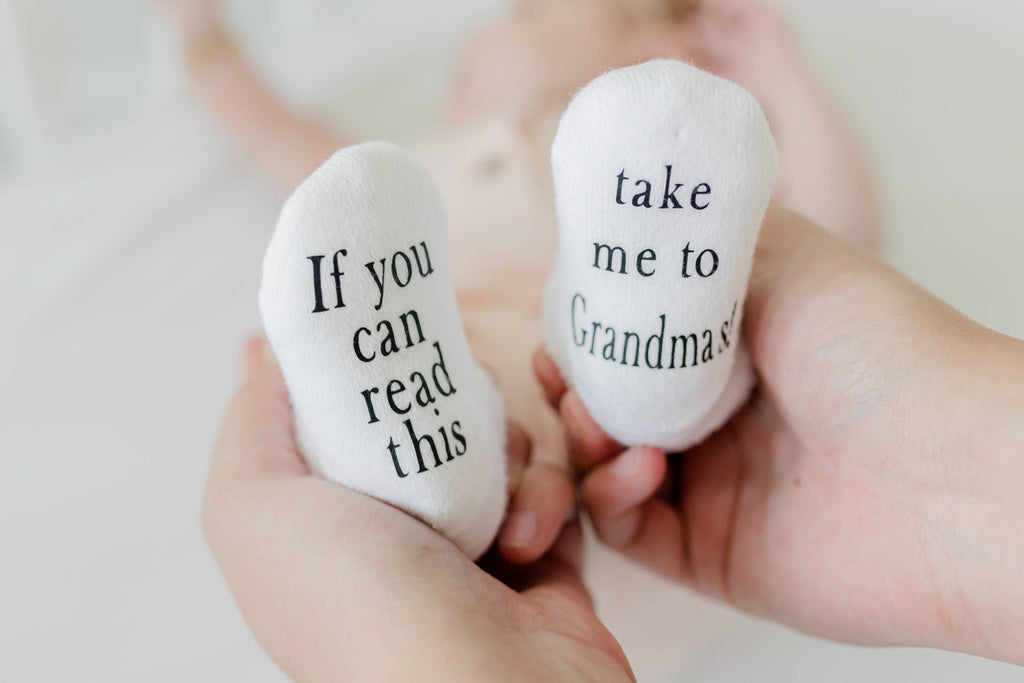Take Me to Grandma’s socks
