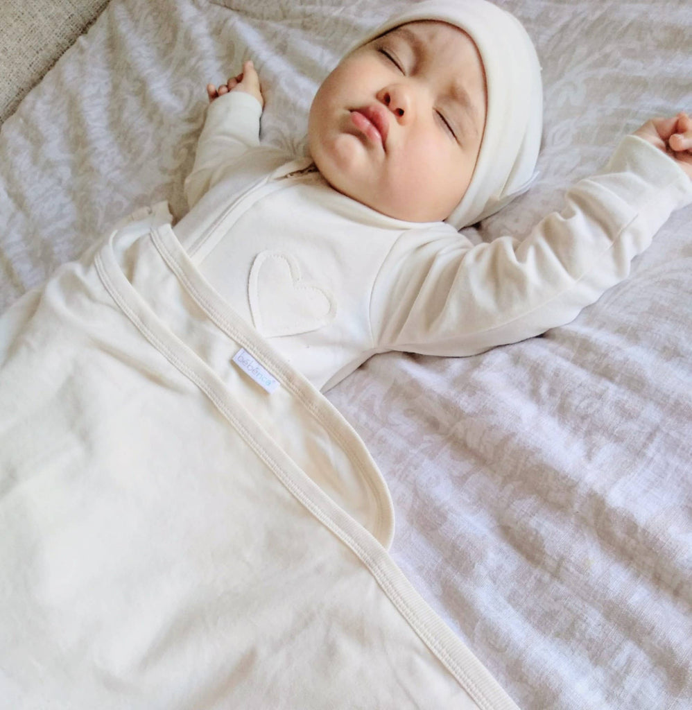Organic non-bleached/non-dyed Baby Blanket/Swaddle
