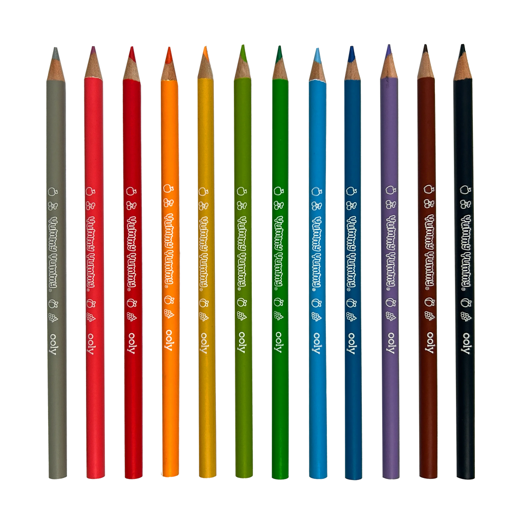 Yummy Yummy Fruit Scented Colored Pencils- Set of 12