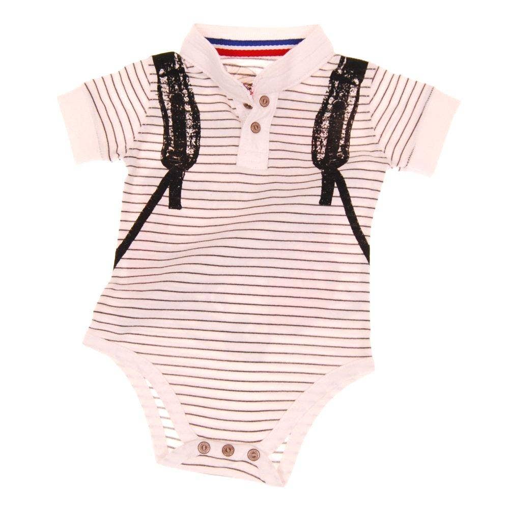 Skater Backpack Henley Bodysuit