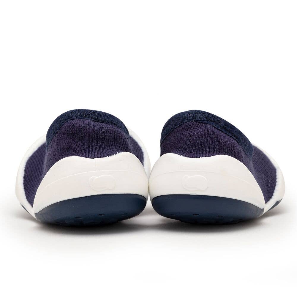 Komuello first walker baby sock shoes - Flat - Navy Solid