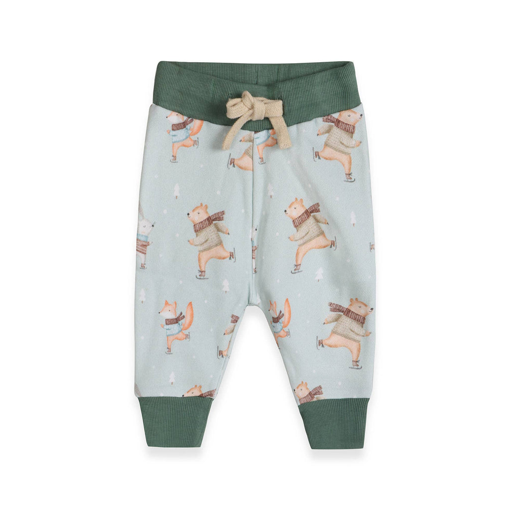 Ice Skaters Baby Sweatshirt & Pants Set (Organic Fleece)
