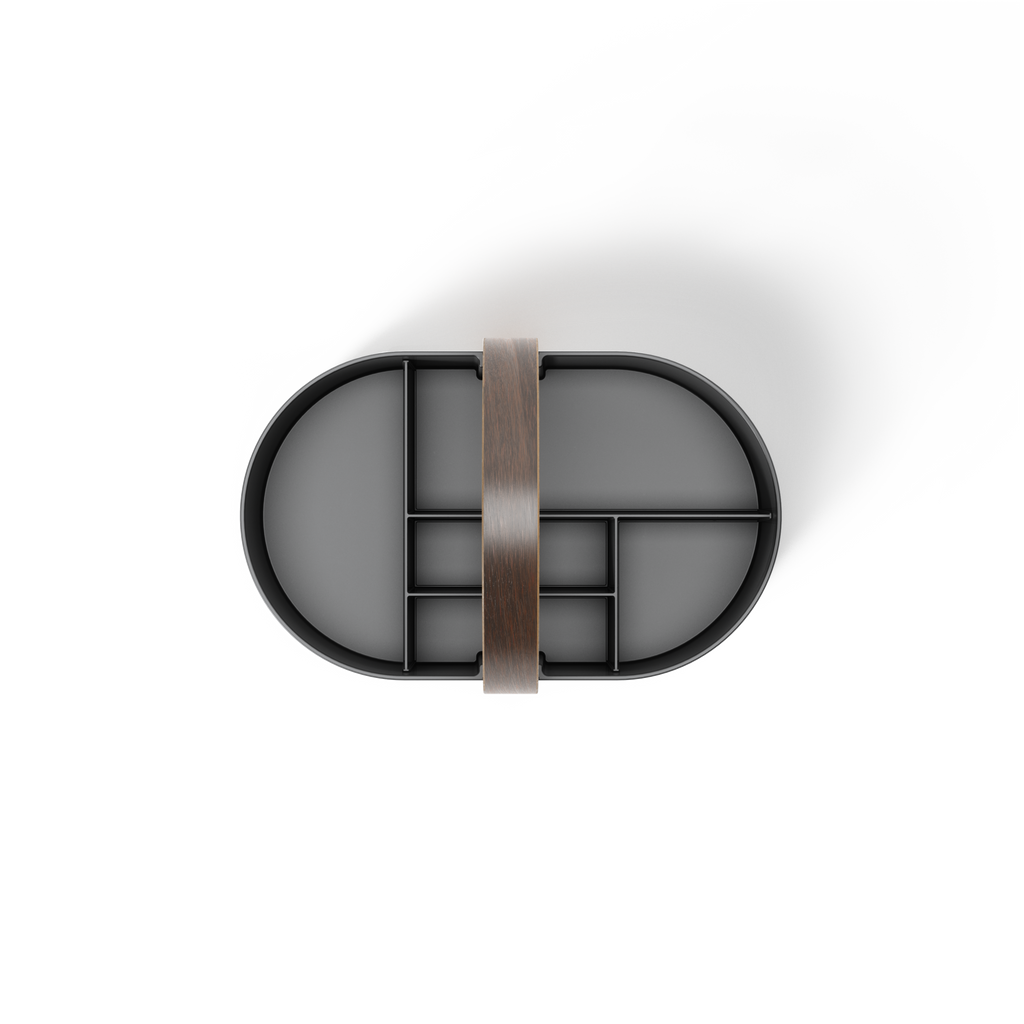Bellwood Caddy: White-Natural