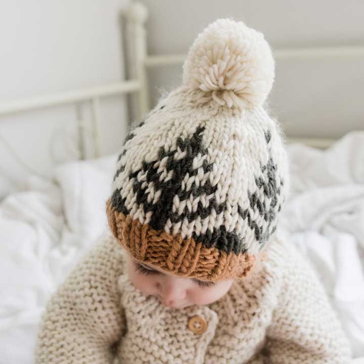 Forest Knit Beanie Hat Baby & Kids: XS (newborn)