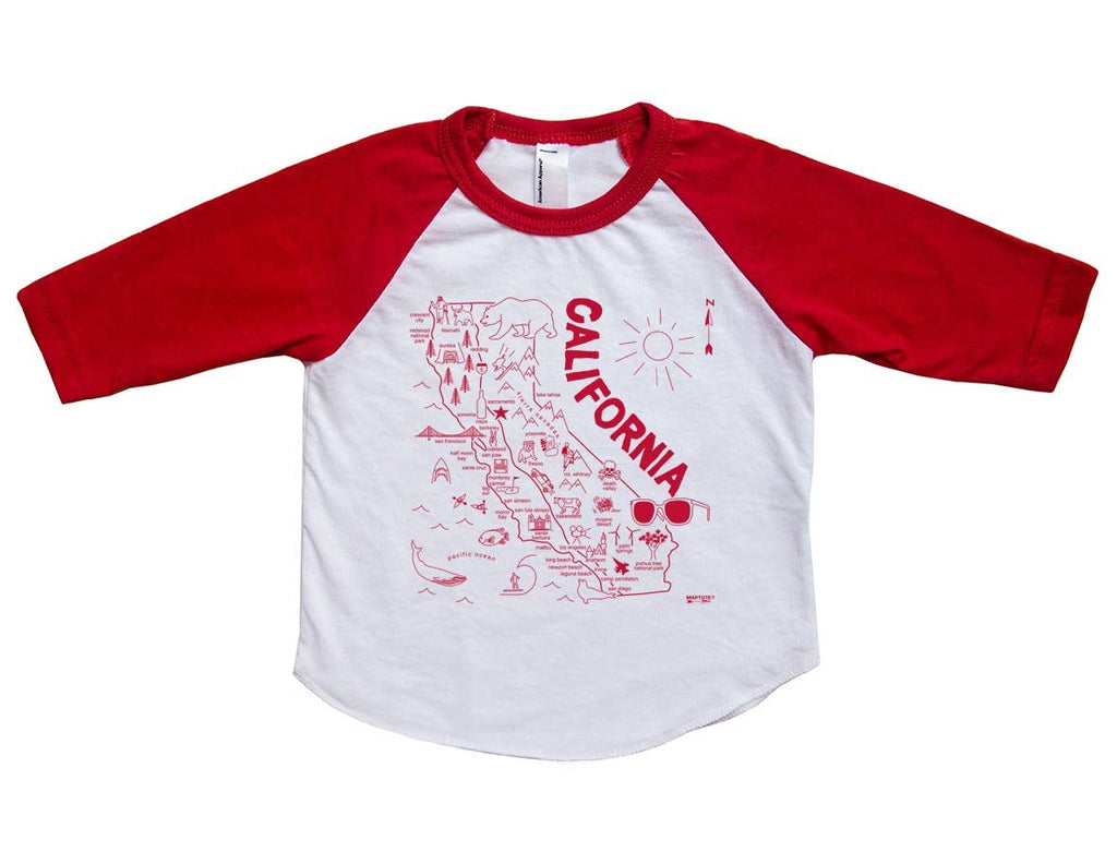 California Baby Baseball Tee