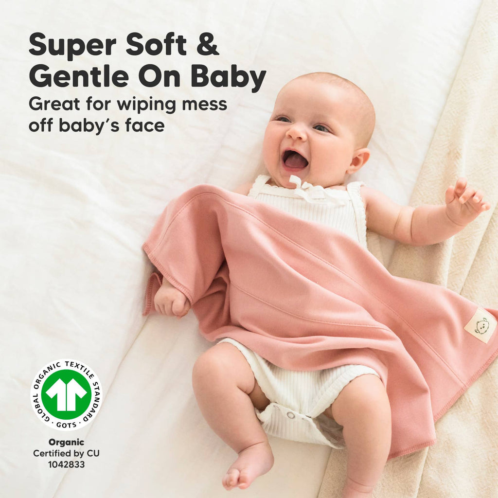 KeaBabies 6-Pack Shea Burp Cloths: Butterflies