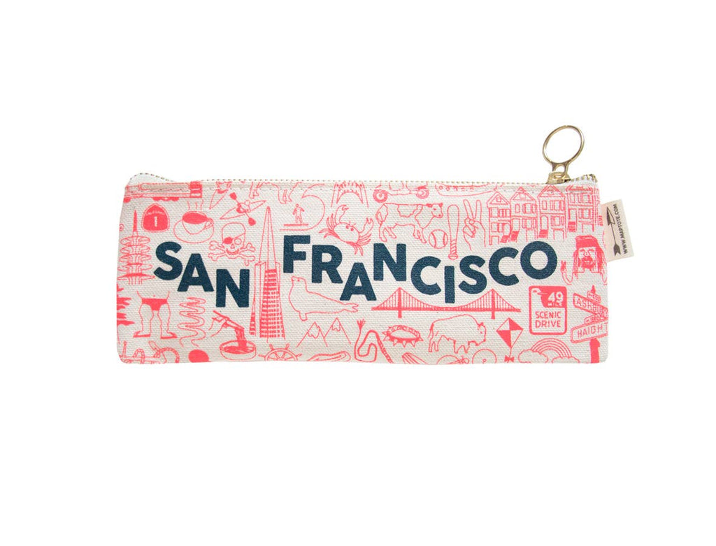 San Francisco Pencil Pouch: Natural