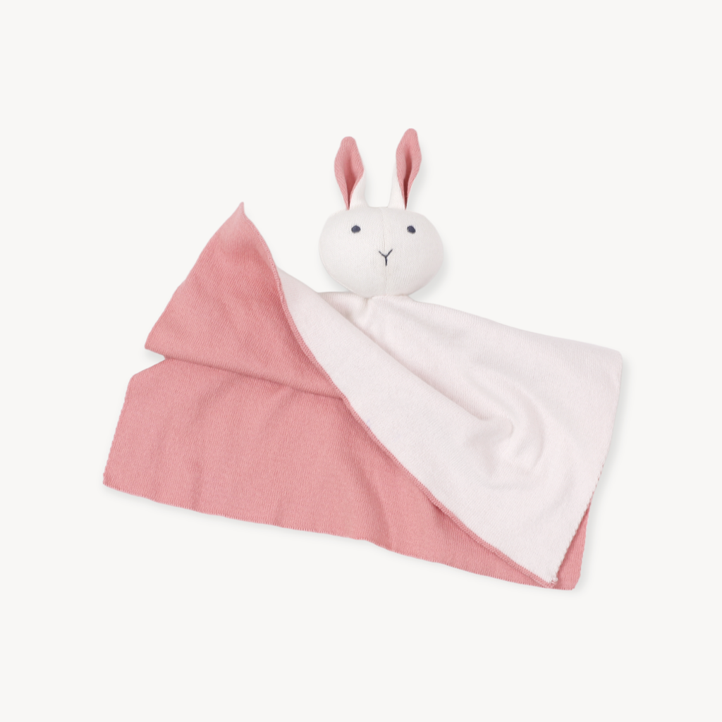 Bunny-Organic Baby Lovey Grey Heather