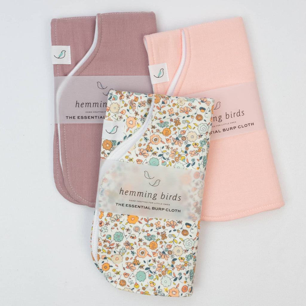 The Essential Burp Cloth - Ditsy Floral