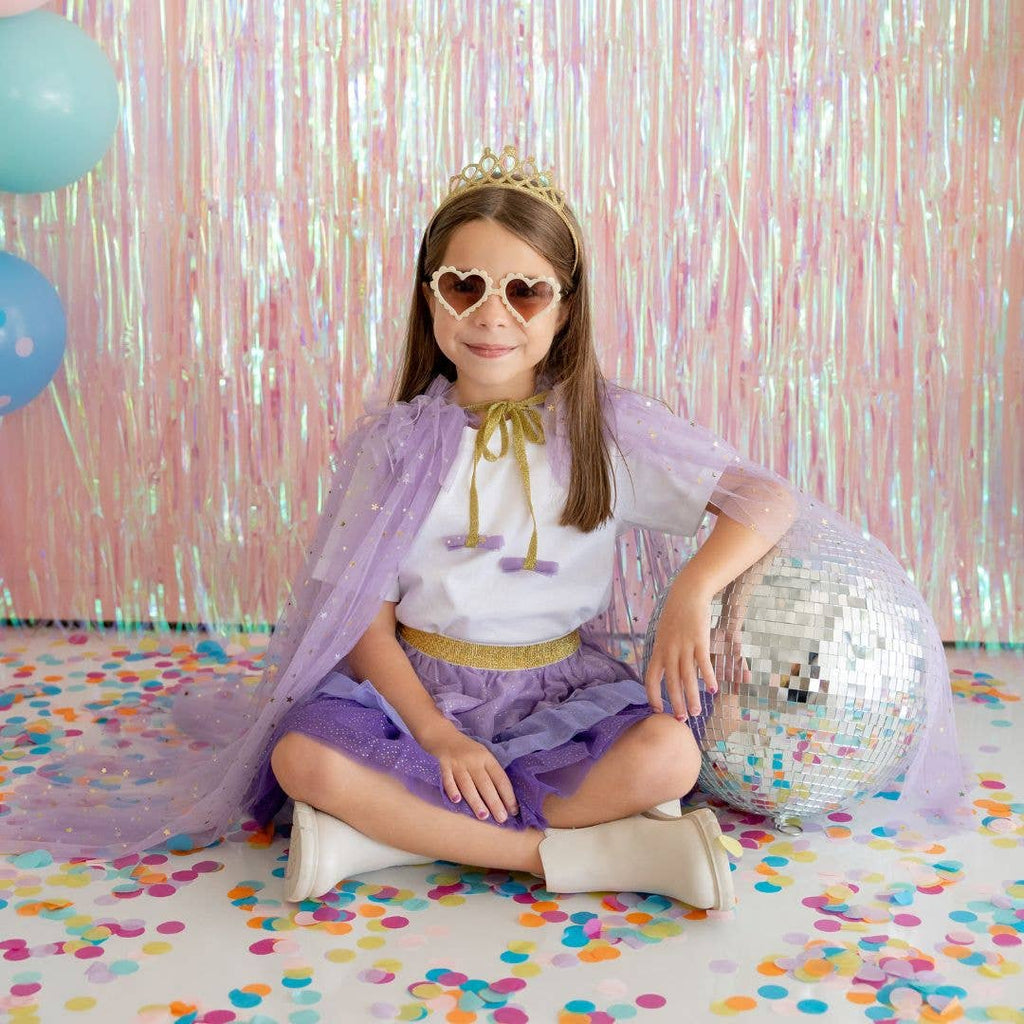 Lavender Star Cape - Kids Dress Up Cape