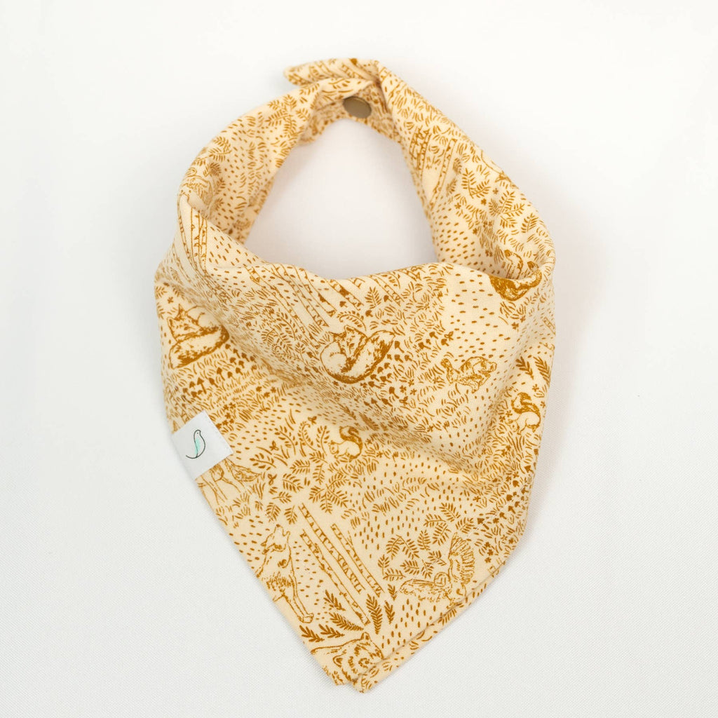 Ollie Bandana Bib - Woodland