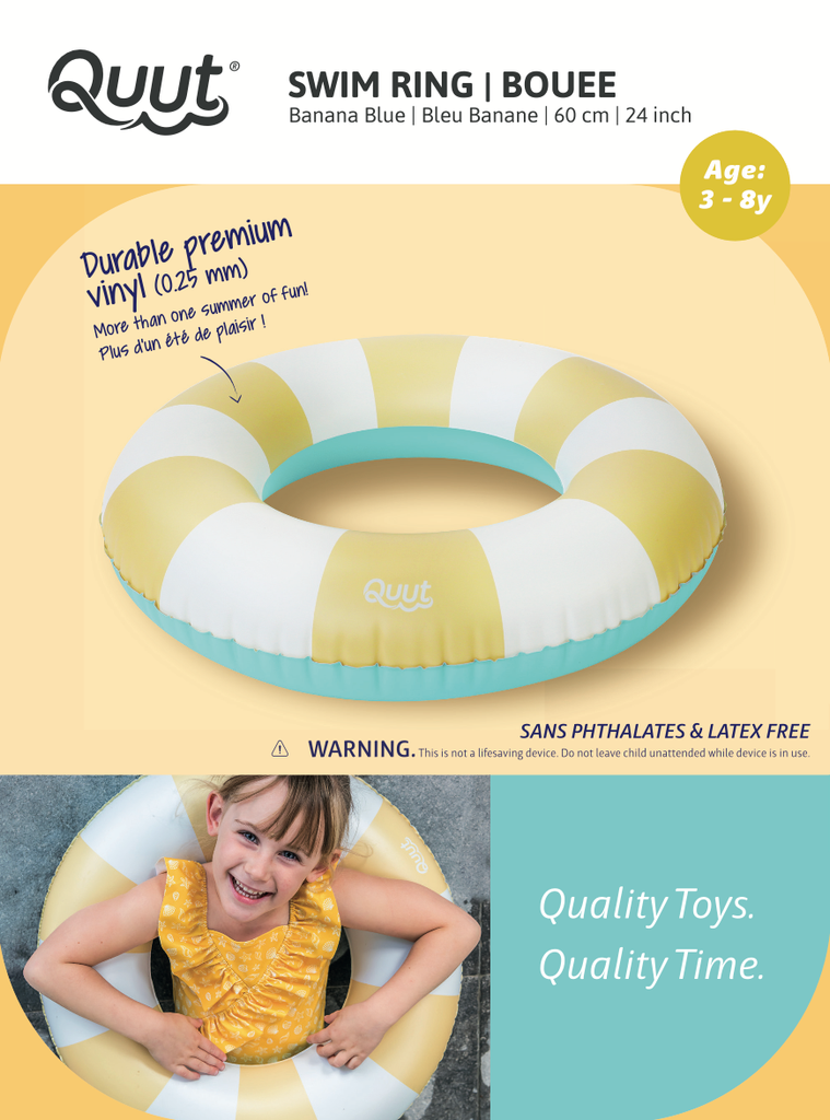 Quut Swim Rings Medium - Medium Size Swim Ring 24 inch