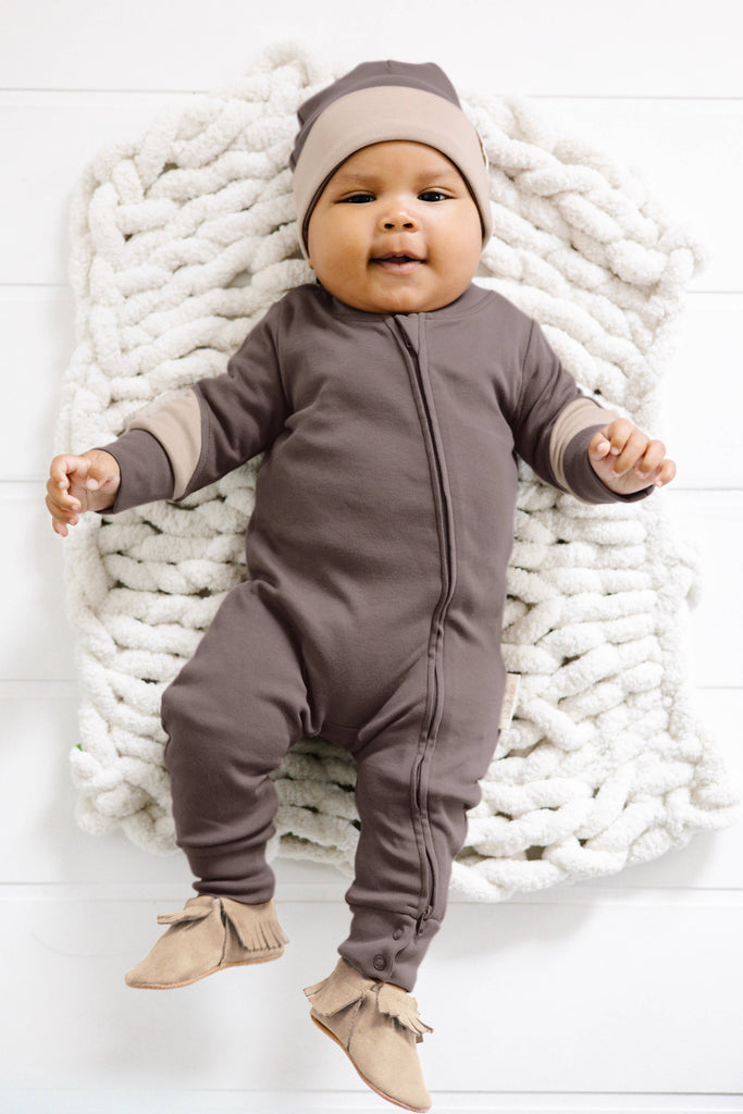 ALOHA: Organic Zipped Jumpsuit/Romper