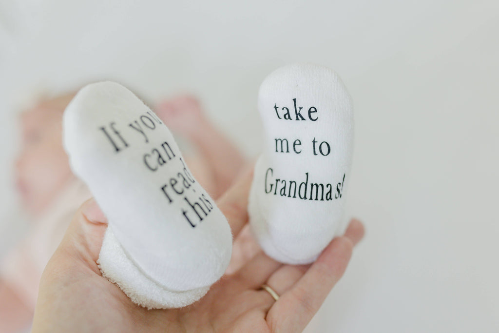 Take Me to Grandma’s socks
