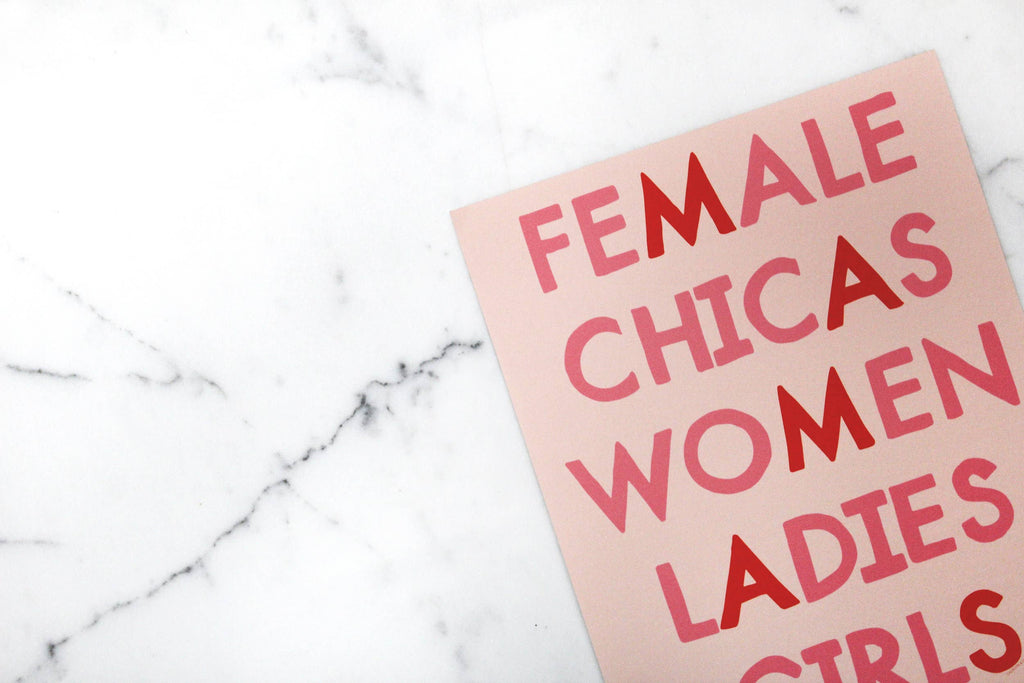 MAMAS - Girls, Ladies, Female, Women, Chicas Art Print