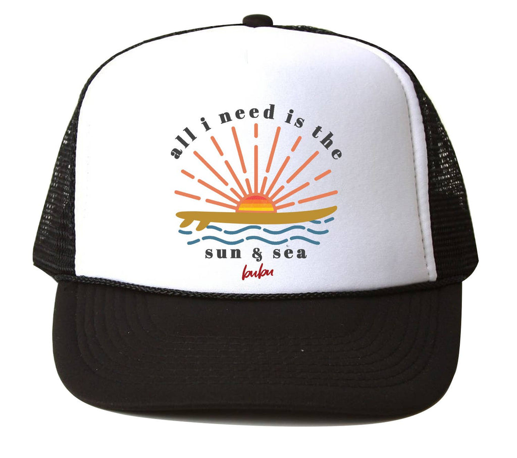 Sun & Sea Trucker Hat (multi color)