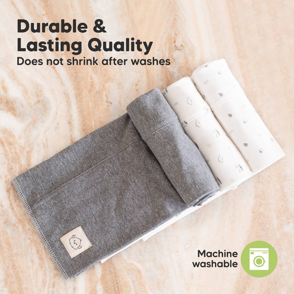 Keababies Shea Burp Cloth 6pk: Neutrals