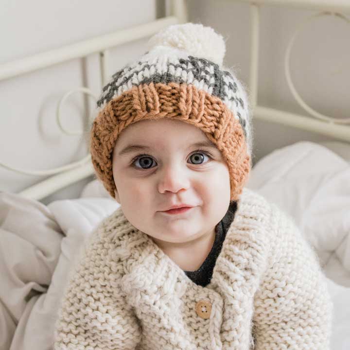 Forest Knit Beanie Hat Baby & Kids: XS (newborn)