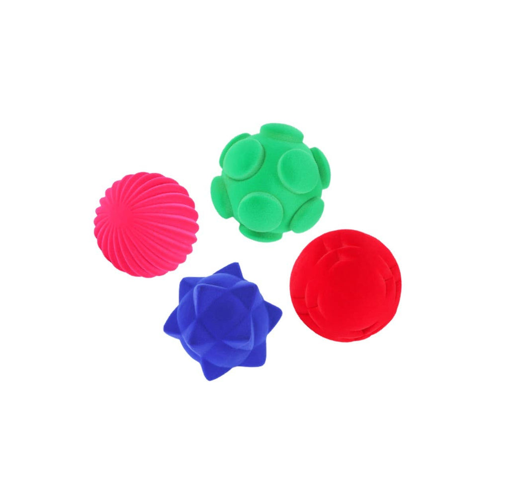 Tactile 3" Assorted Balls (set of 4)