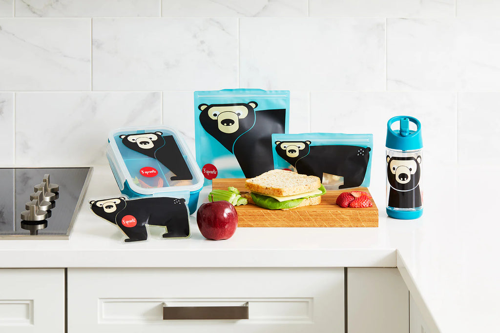 bear sandwich bag (2 pack)