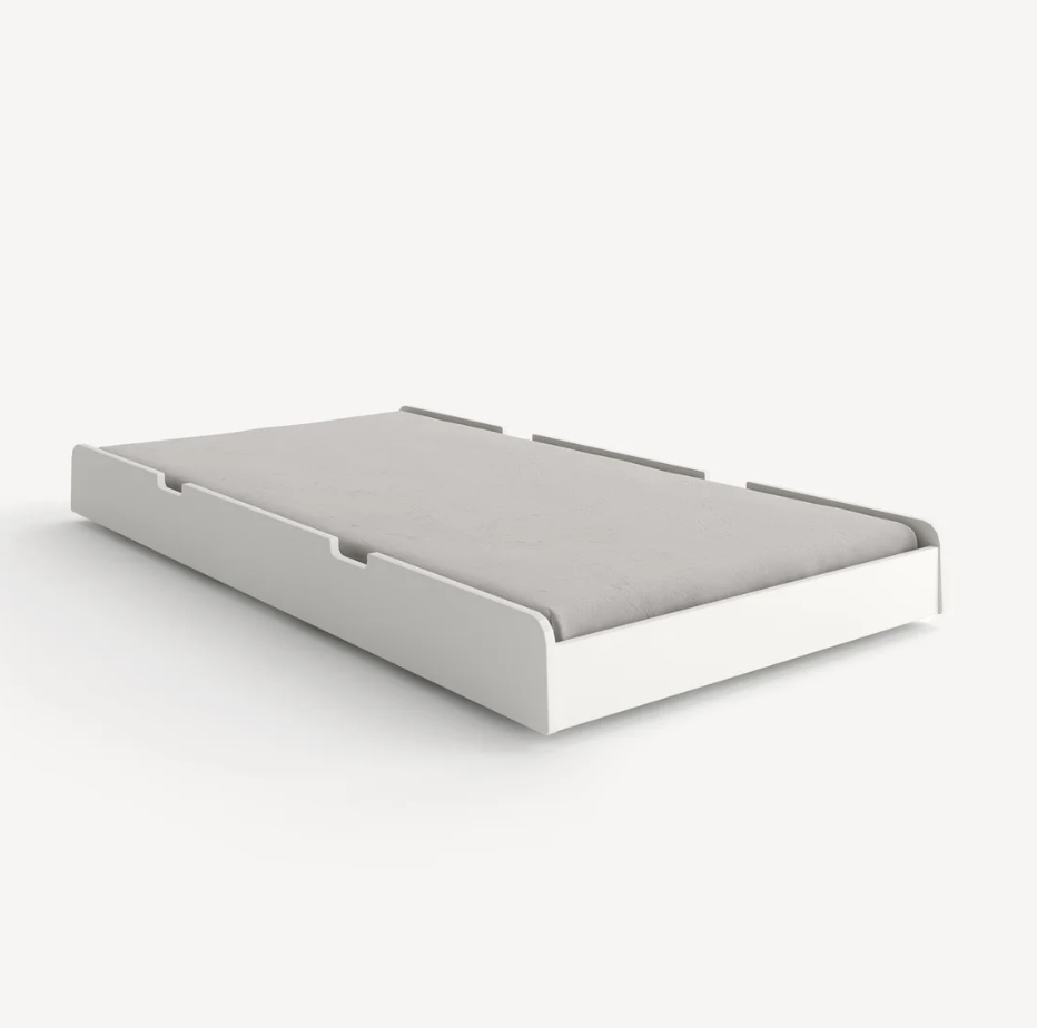 River Trundle Bed White