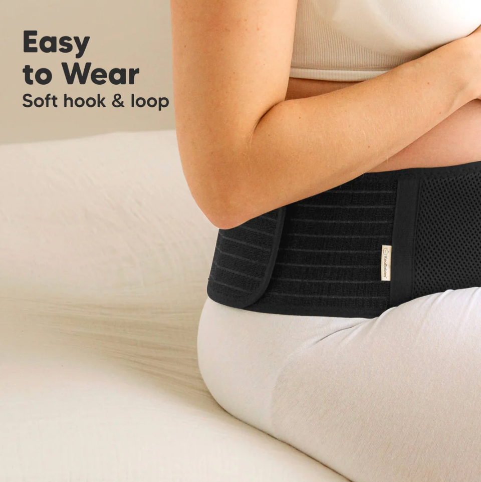 KeaBabies Maternity Support Belt (Midnight Black): M/L
