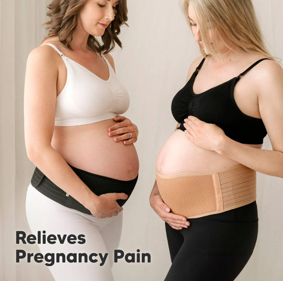 KeaBabies Maternity Support Belt (Midnight Black): M/L