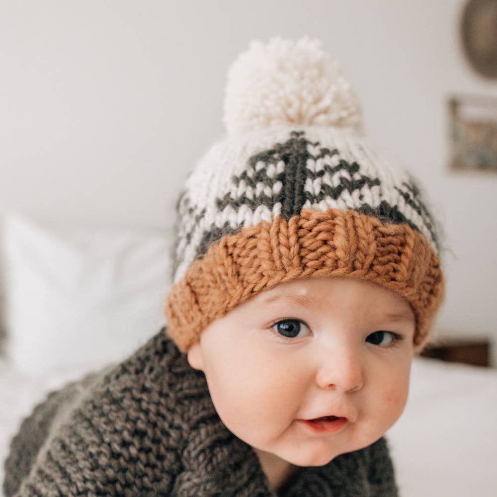 Forest Knit Beanie Hat Baby & Kids: XS (newborn)