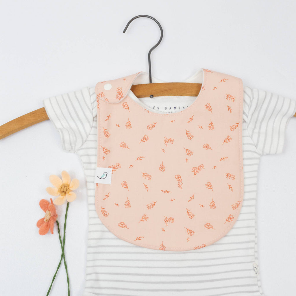 Charlie Snap Bib - Sweet Briar