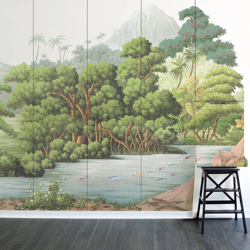 Utopia Peel and Stick Wallpaper Mural, 108" x 156"