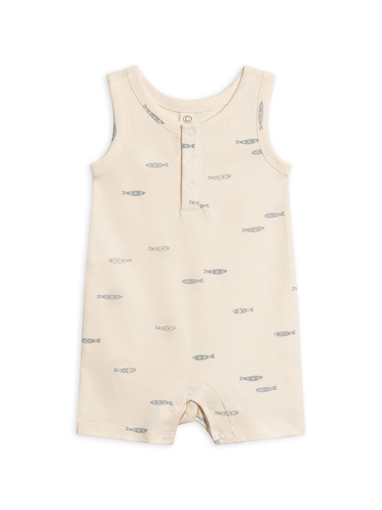 Nile Fish Romper 12-18M