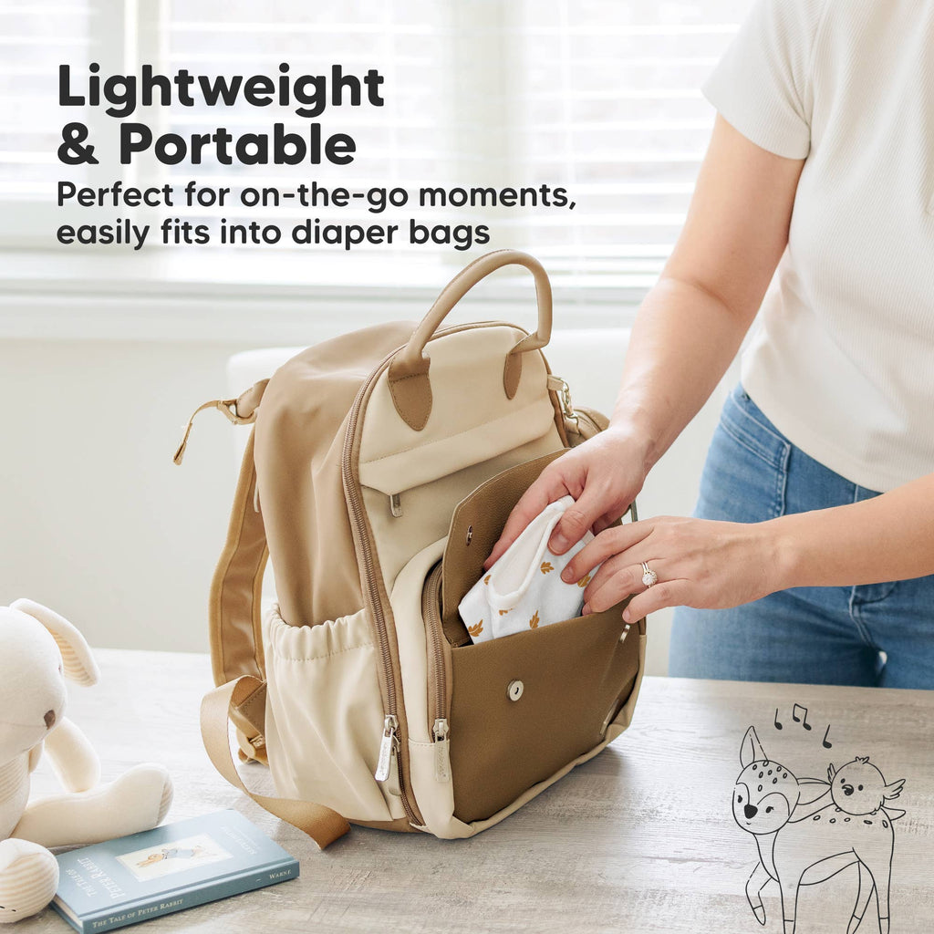 6-Pack Organic Cami Baby Washcloths for Face & Bath Towels